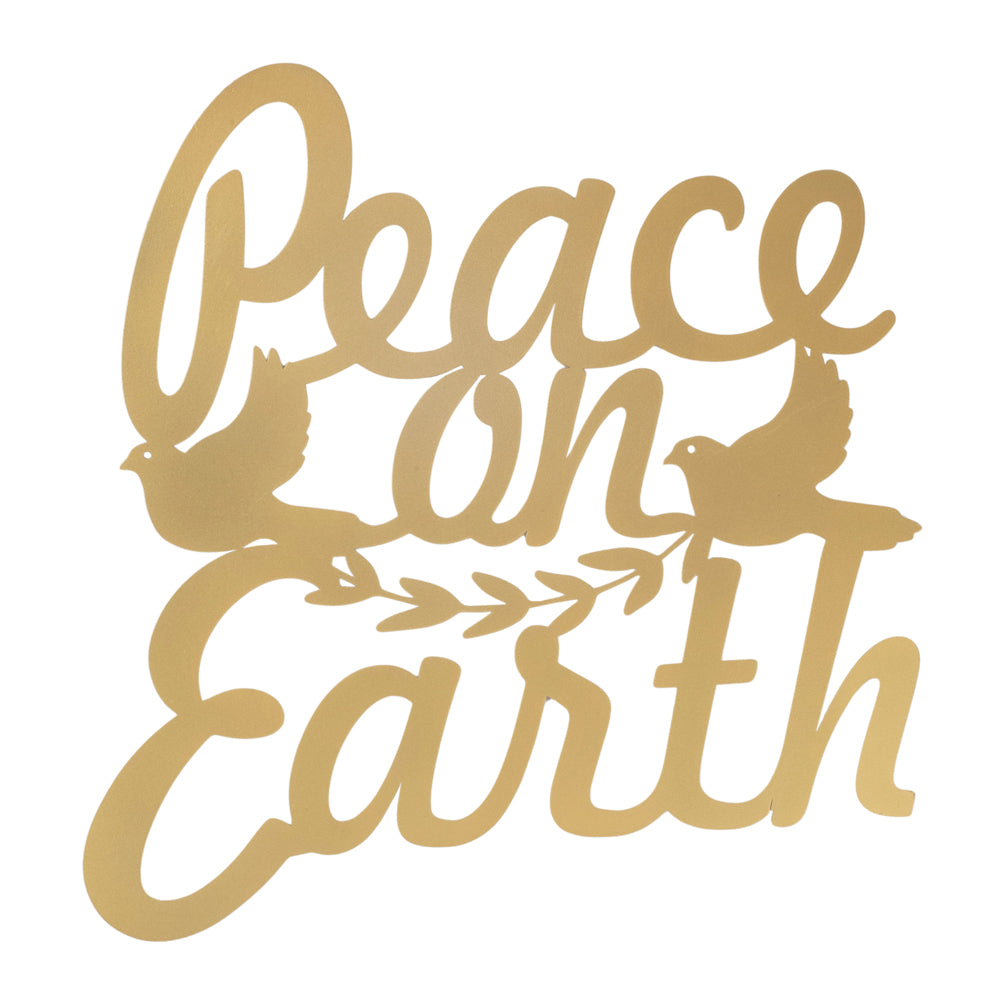 Melrose, Peace on Earth Iron Plaque