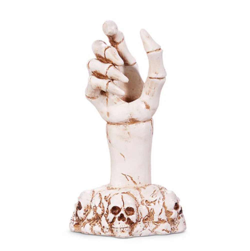 RAZ, Skeleton Hand Candle Holder, 7"
