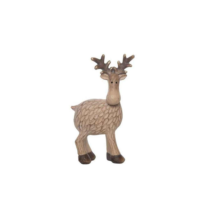 Transpac, Woodland Moose Standing Textured Figure