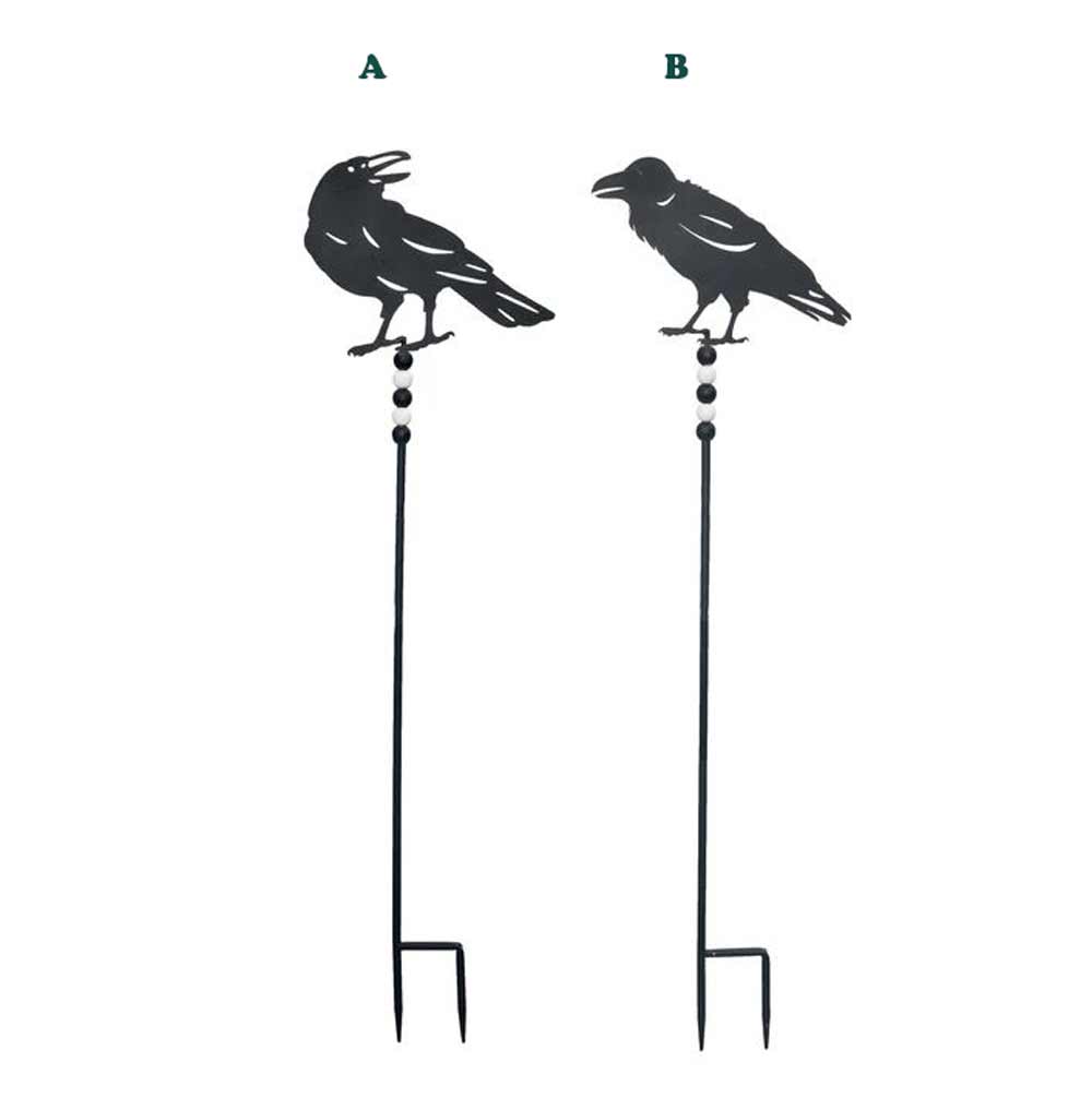 Transpac, Crow Metal Yard Stake, Assorted & Sold Separately