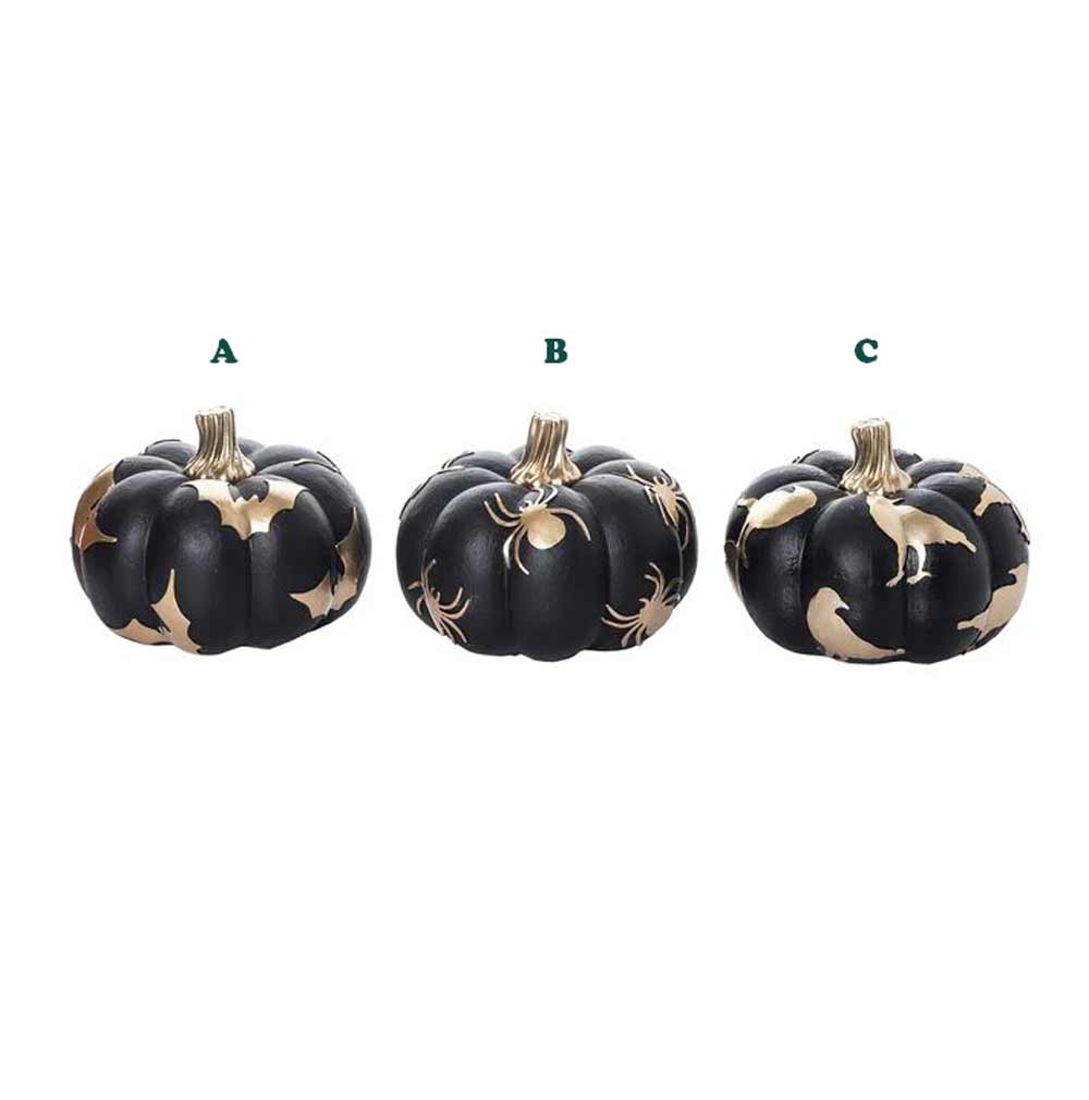 Transpac, Pumpkin, Gold & Black, Assorted & Sold Separately