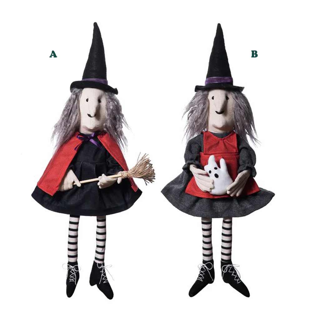 Transpac, Witch Plush Sitter, Assorted & Sold Separately