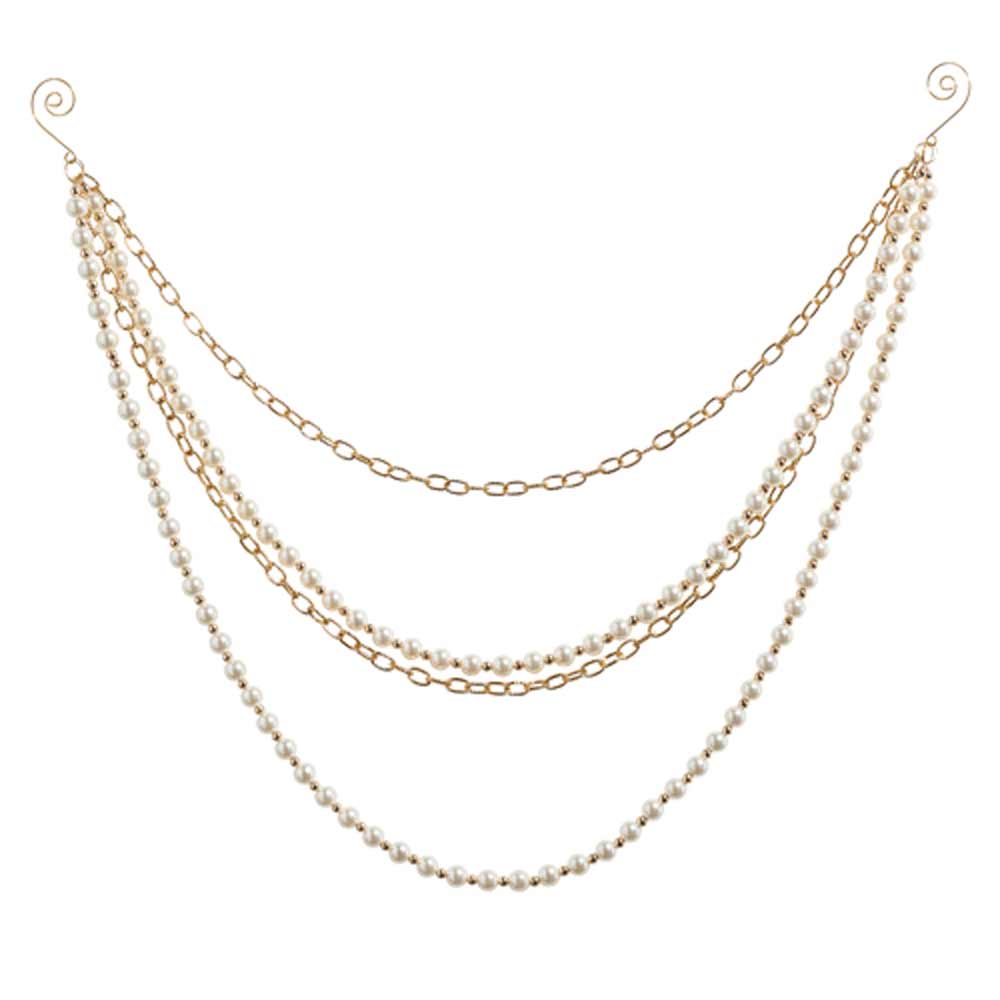 RAZ, 27" Pearl Chain Garland