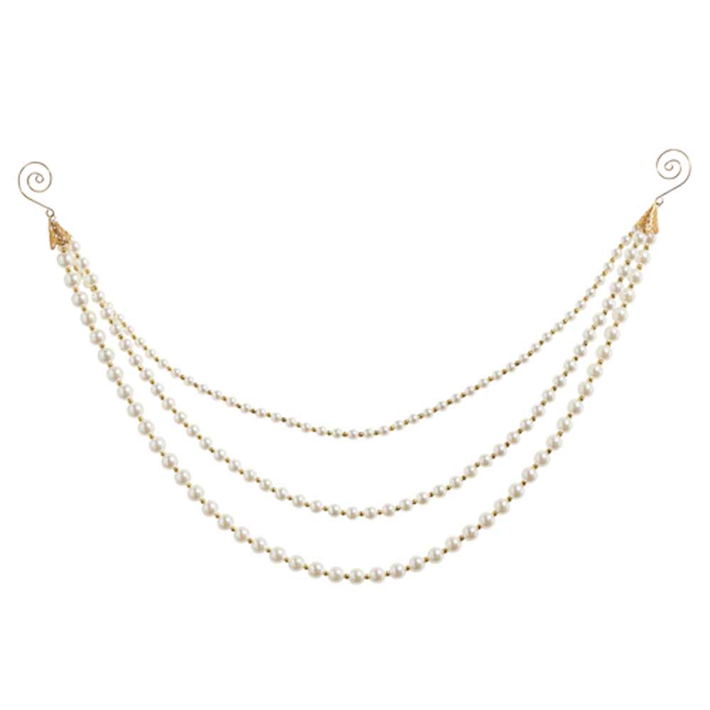 RAZ, 20" Layered Pearl Garland