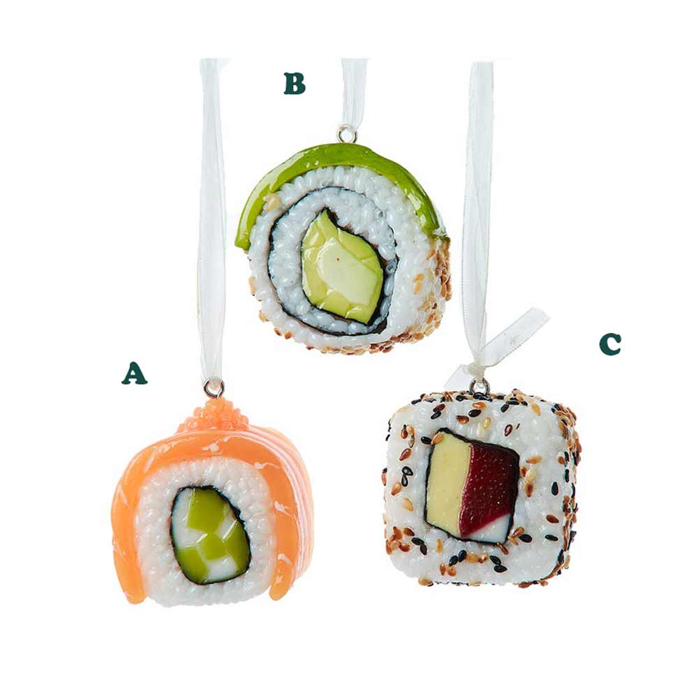 Kurt Adler, Sushi Ornament, Assorted & Sold Separately