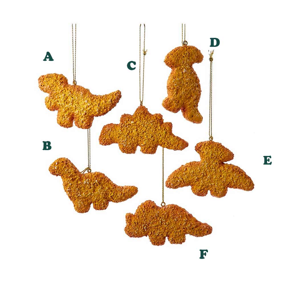 Kurt Adler, Dinosaur Nugget Ornament, Assorted & Sold Separately