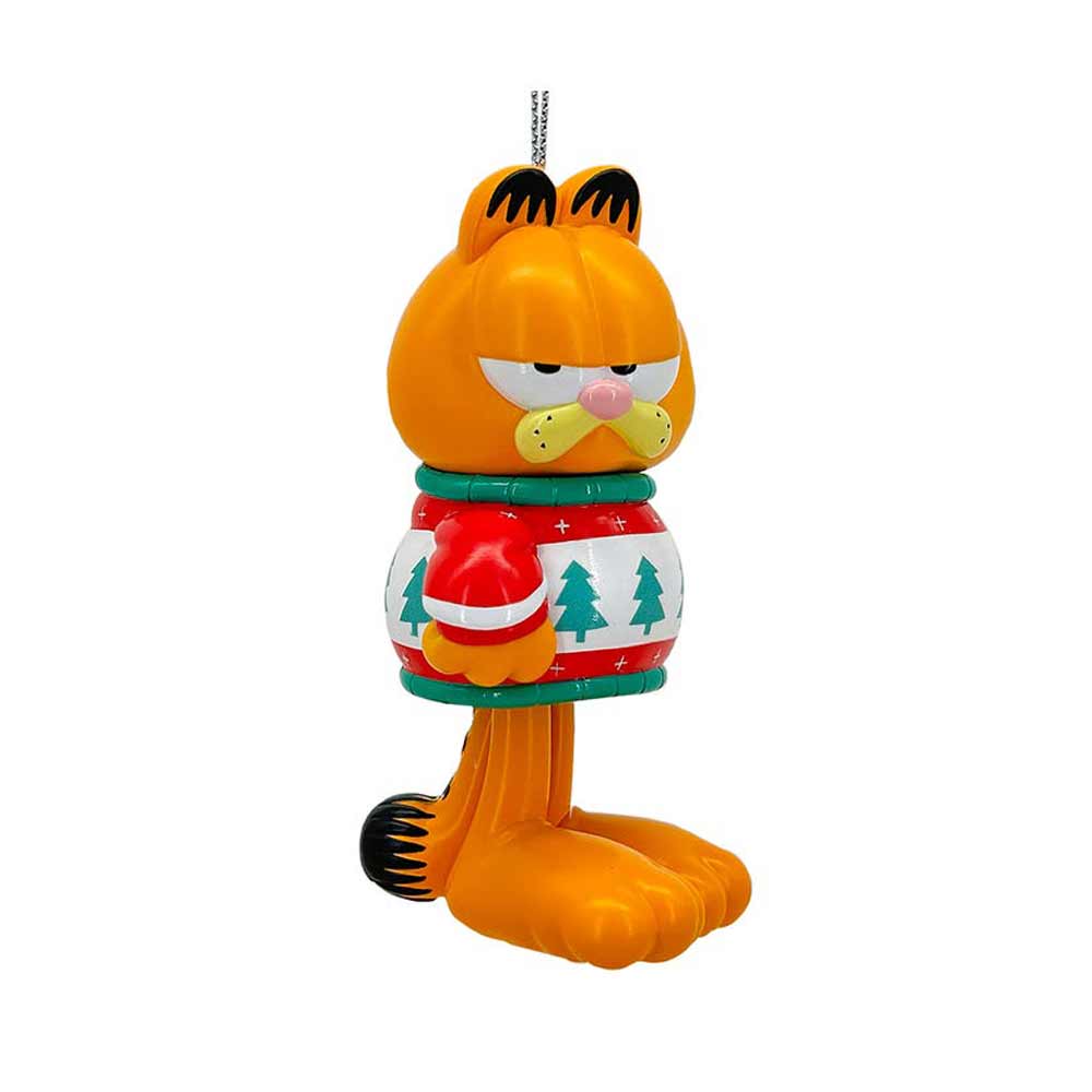 Kurt Adler, Garfield Decoupage Ornament, 3.5"