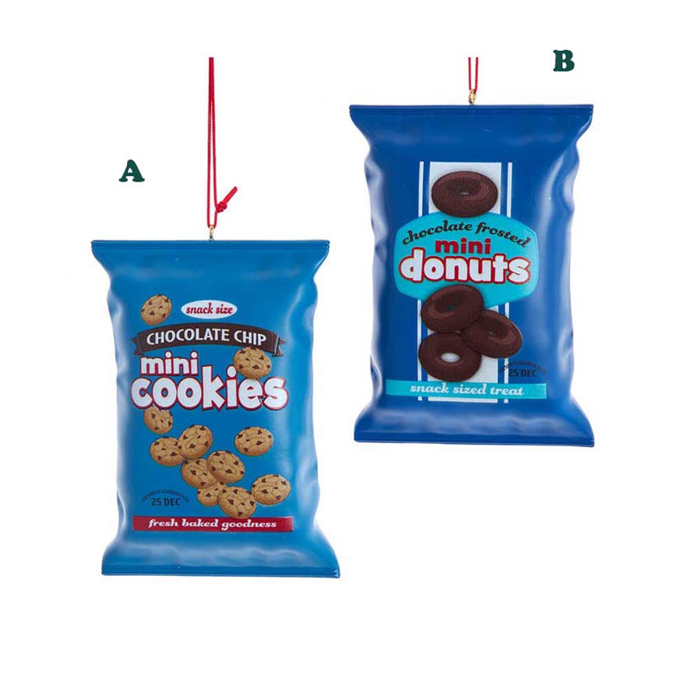 Kurt Adler, Snack Bag Ornament, Assorted & Sold Separately