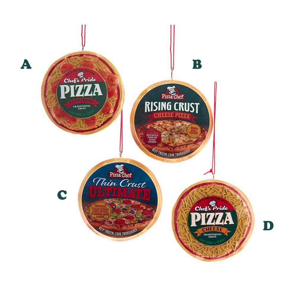 Kurt Adler, Pizza Ornament, Assorted & Sold Separately