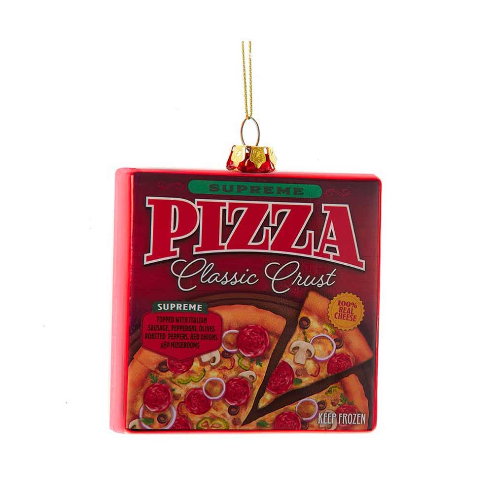 Kurt Adler, Pizza Box Glass Ornament
