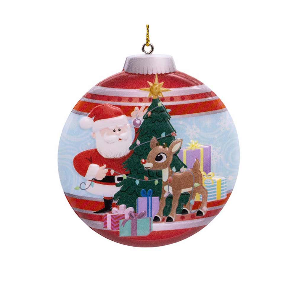 Kurt Adler, Rudolph Double Sided Ornament