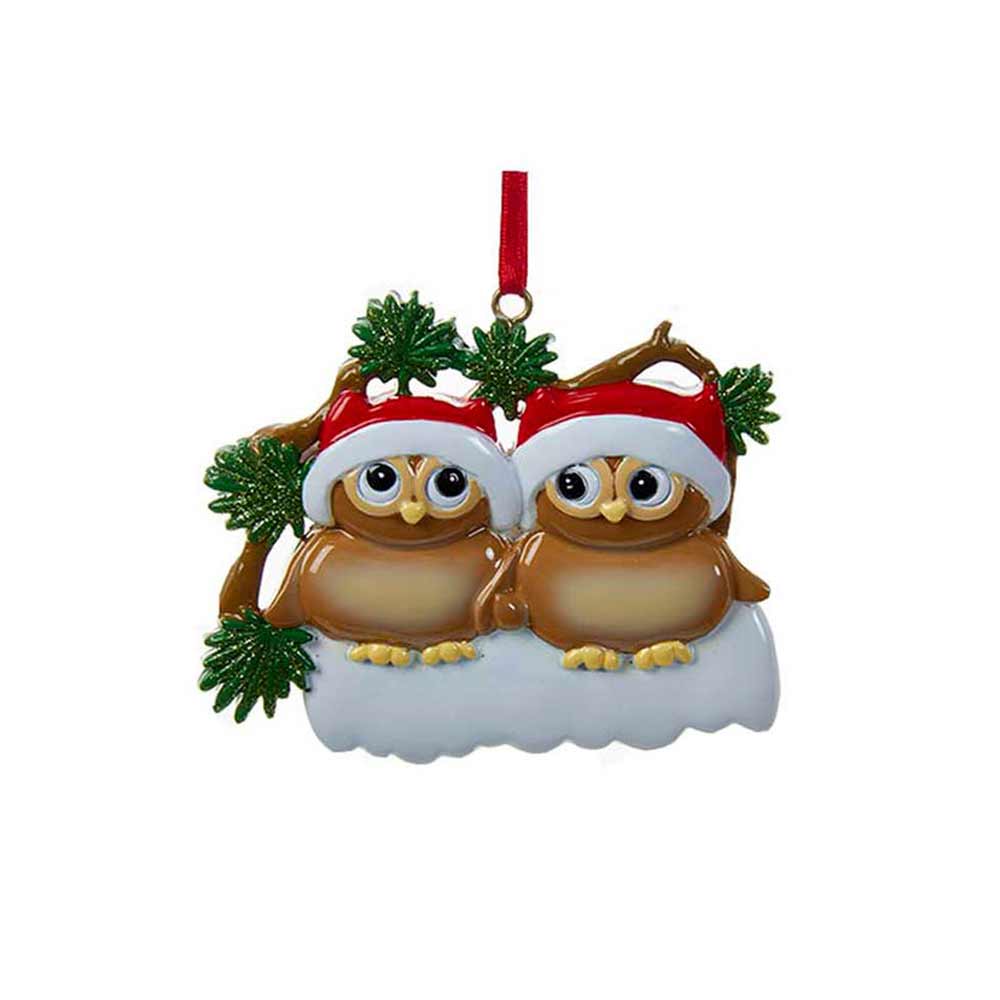 Kurt Adler, Owl Family of 2 Ornament