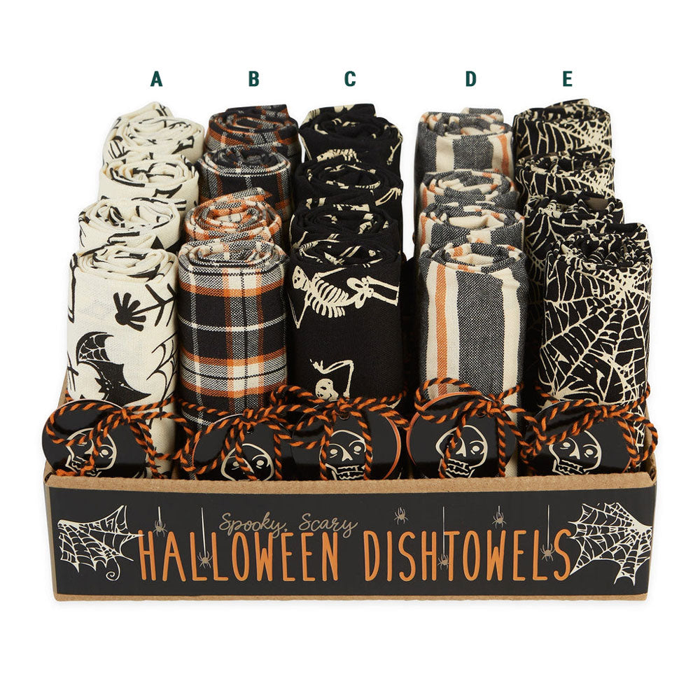 Design Imports, Hallows Eve Dishtowels, Assorted & Sold Separately