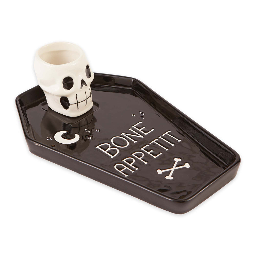 Design Imports, Skull & Coffin Platter Set