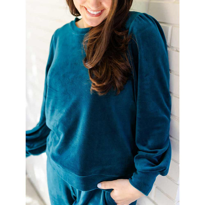 Mary Square, Chelsea Sweater, Marine