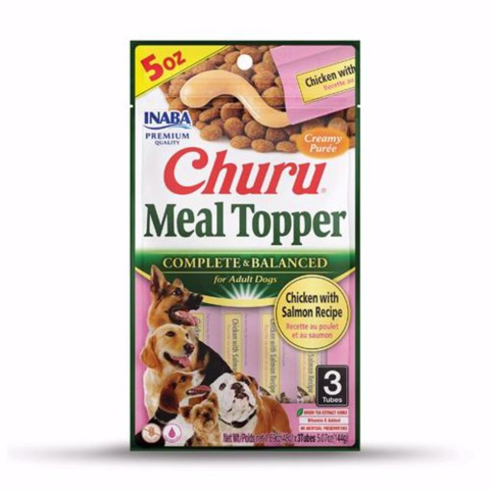 Inaba, Churro Meal Topper Chicken & Salmon, 7 oz., 3pk