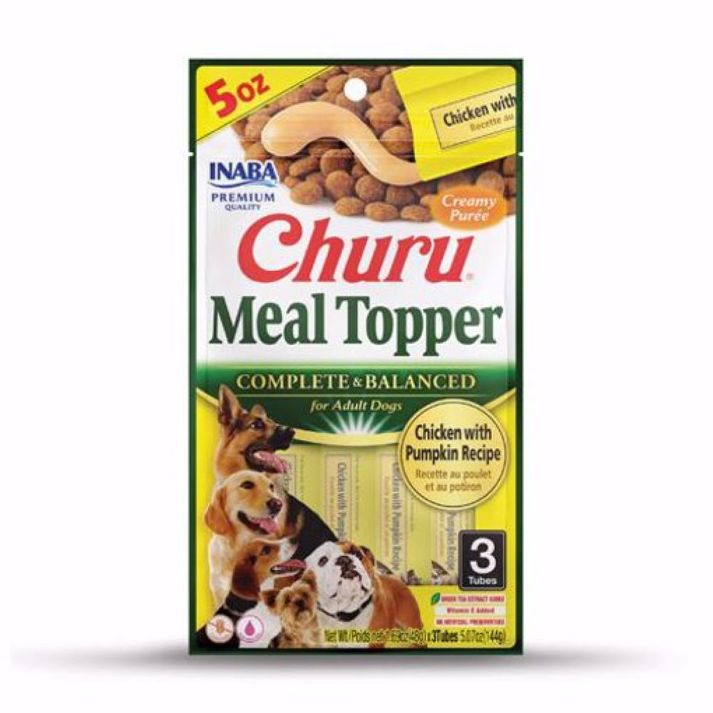 Inaba, Churro Meal Topper Chicken & Pumpkin, 7 oz., 3pk