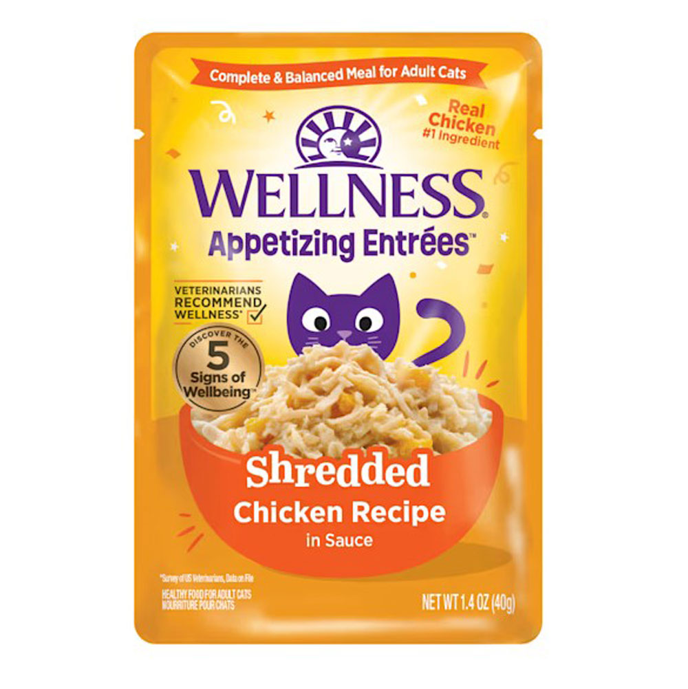 Wellness, Appetizing Entrées Shredded Chicken in Sauce Recipe, 1.4 oz.