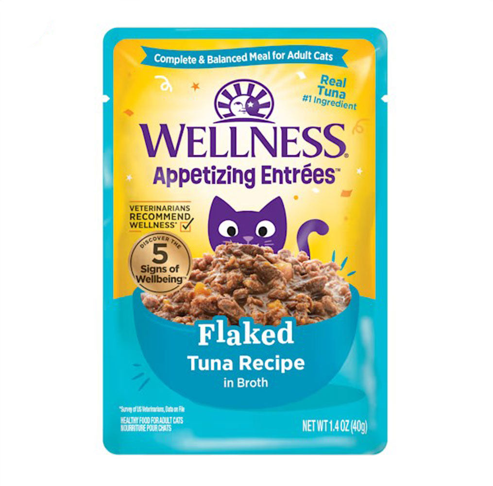Wellness, Appetizing Entrées Flaked Tuna in Broth Recipe, 1.4 oz.