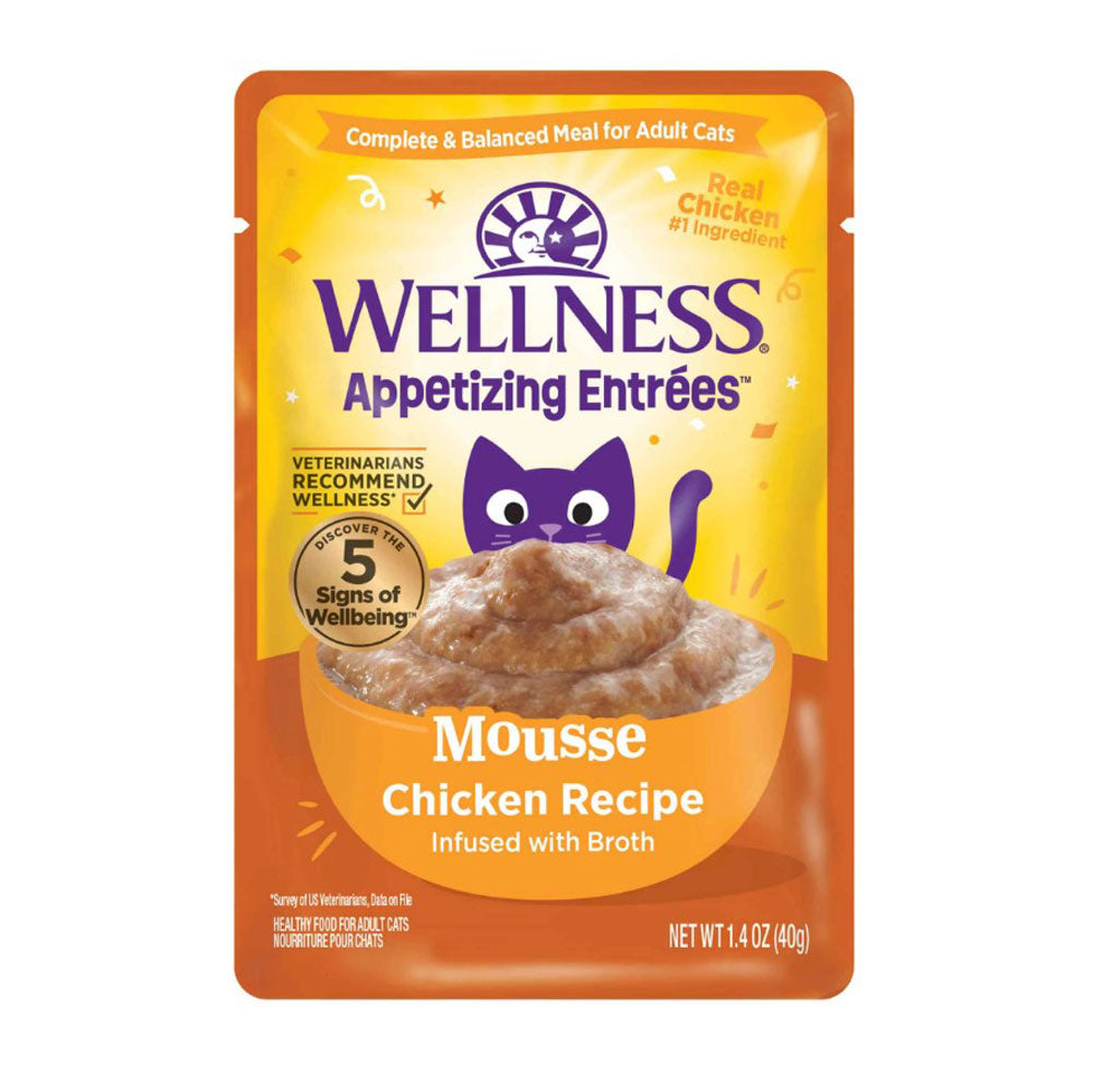 Wellness, Appetizing Entrées Mousse Chicken Infused Broth Recipe, 1.4 oz.