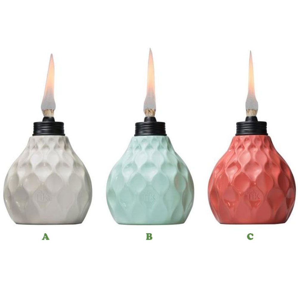 Lamplight, 6" Glass Table Torch, Assorted & Sold Separately