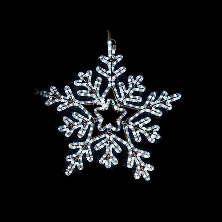 24" Snowflake, 240 LED Cold White