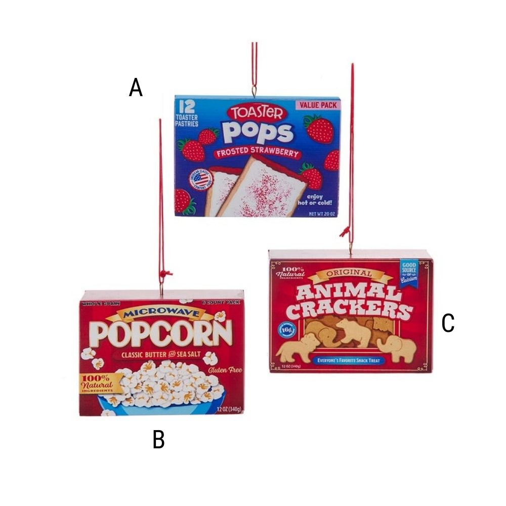 Snack Box Ornament, Assorted and Sold Separately