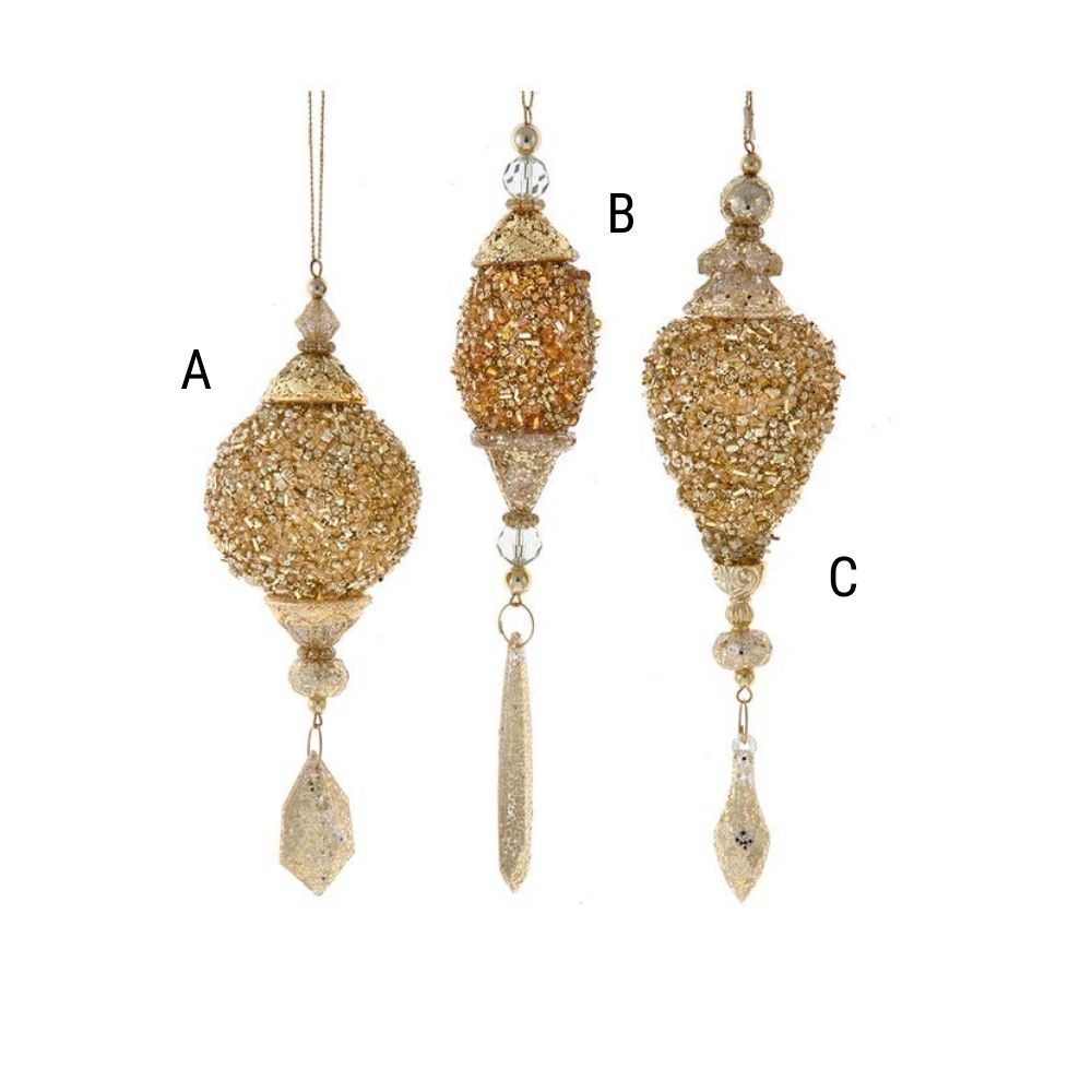 Gold Ornaments, Assorted and Sold Separately