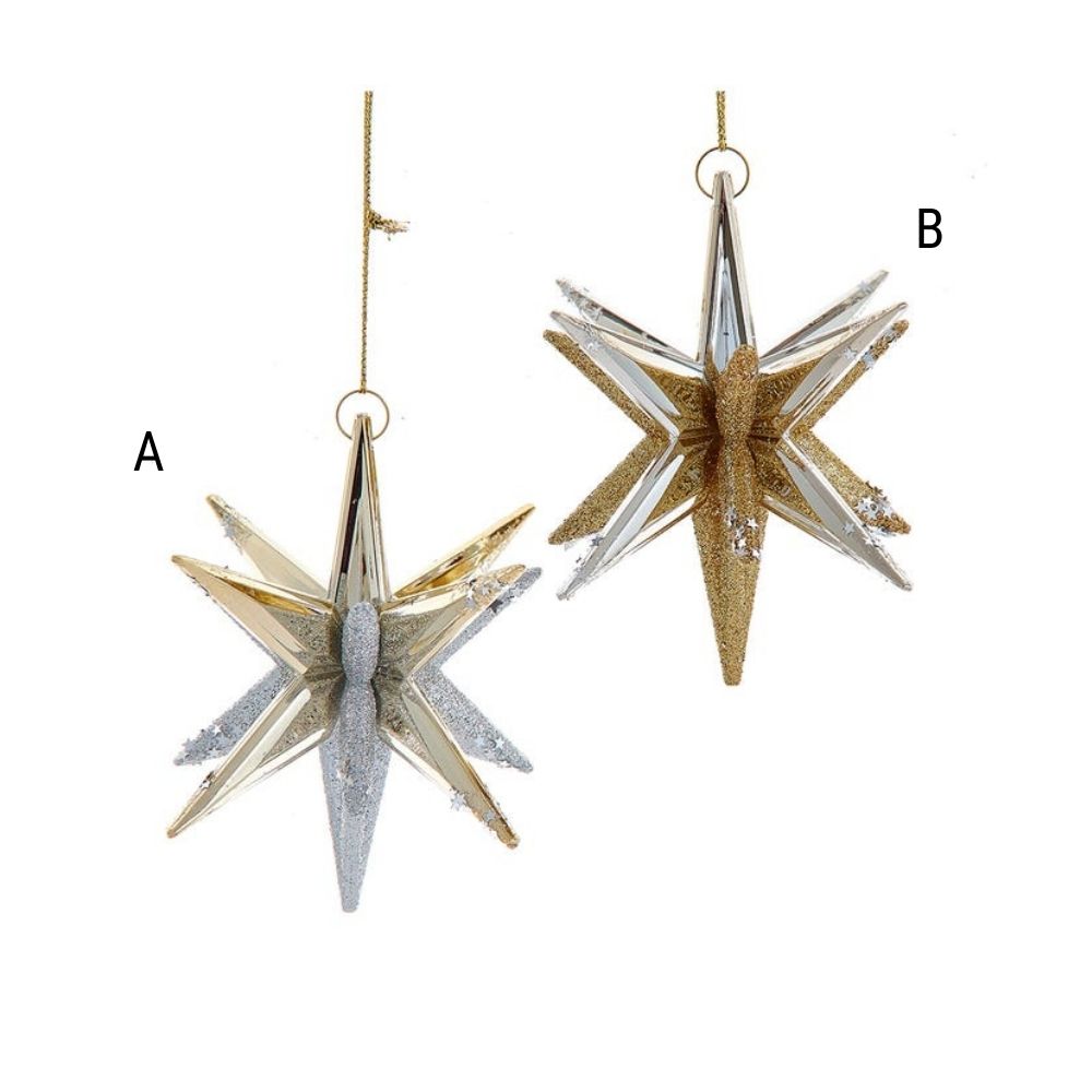 Metallic Starburst Ornament, Assorted and Sold Separately