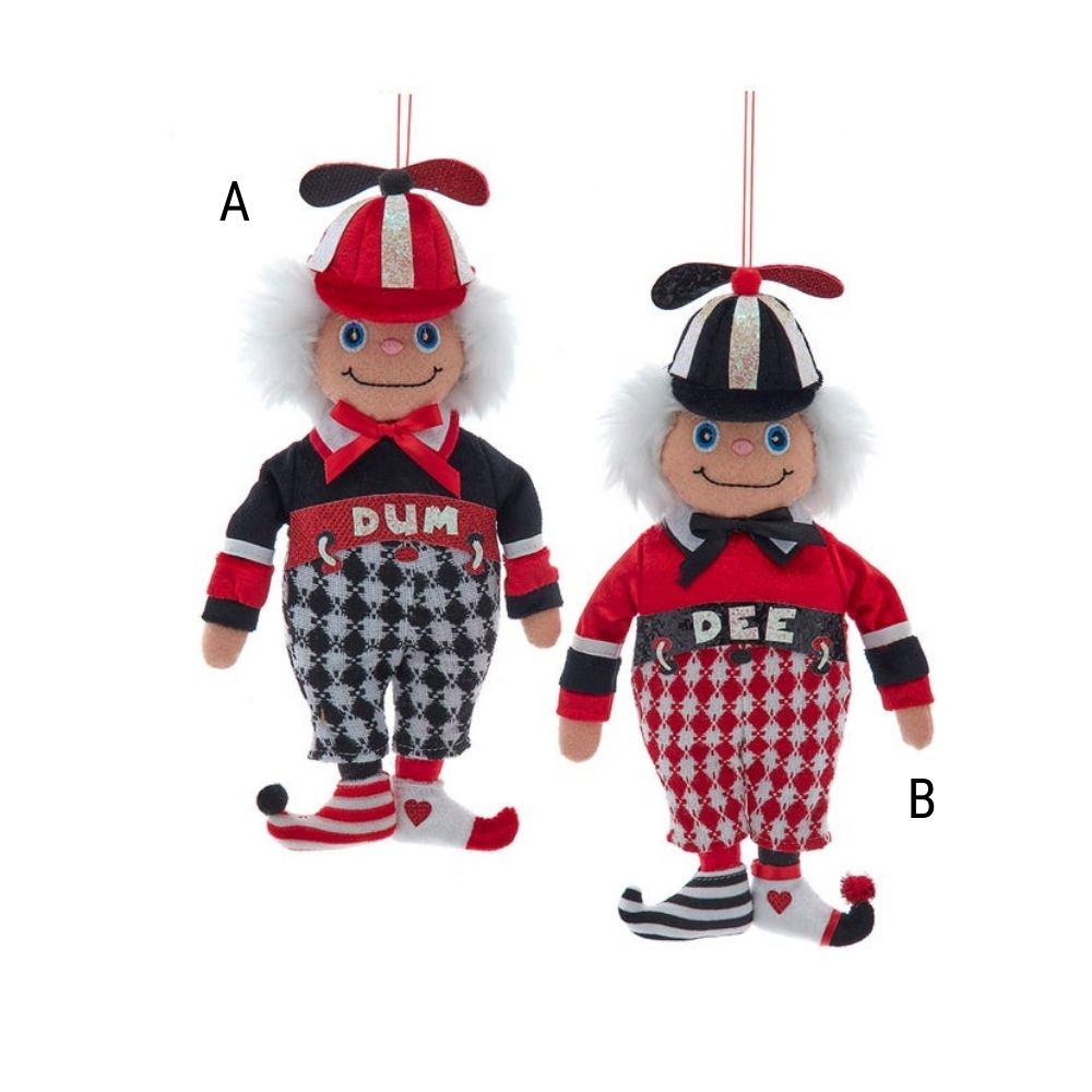 11" Tweedle Dee/Dum, Assorted and Sold Separately