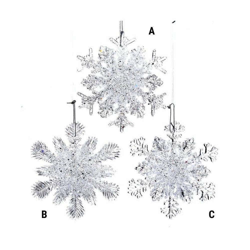 Snowflake Ornament, Assorted and Sold Separately