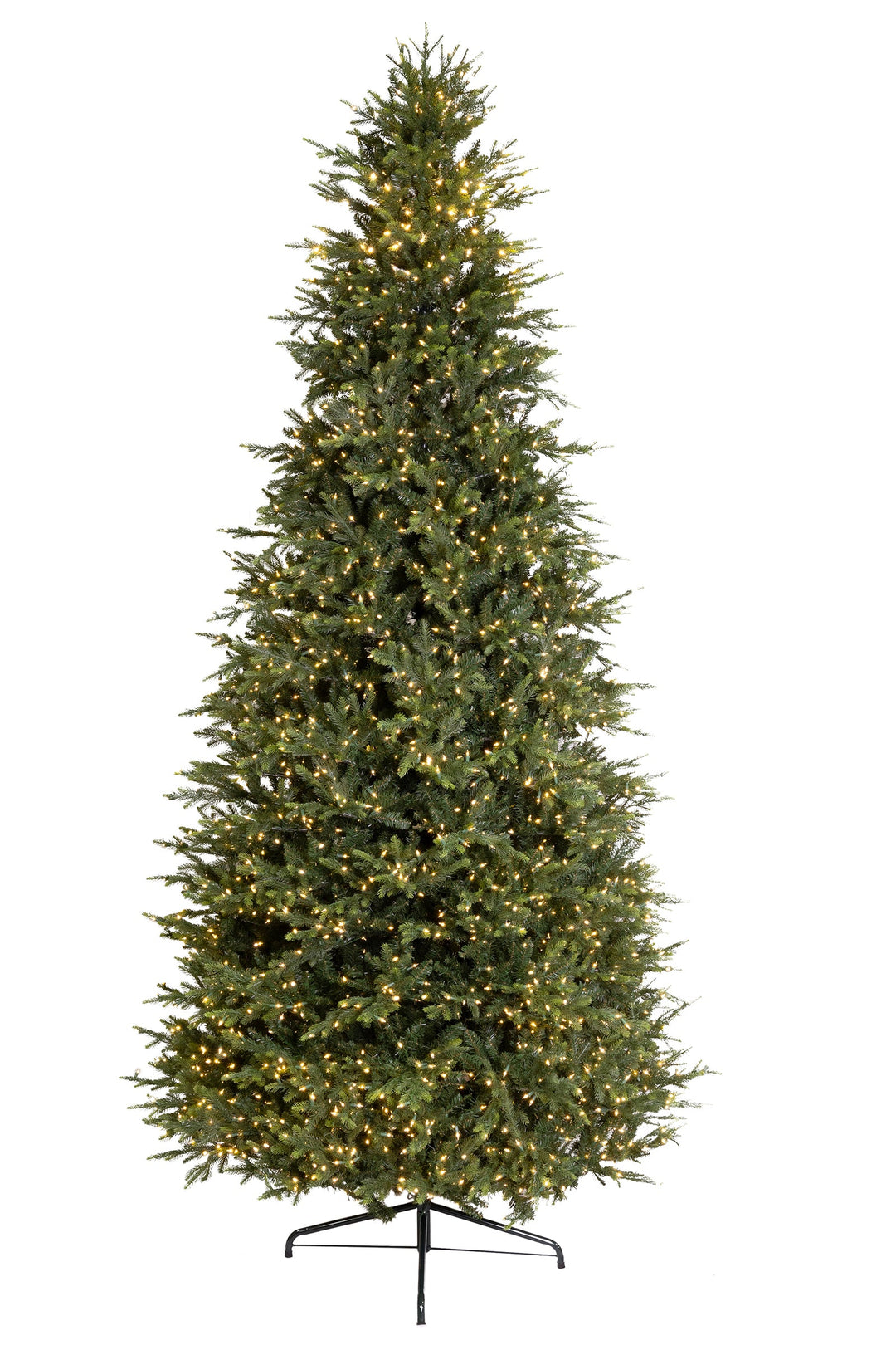 12' Mid King Pine Tree - Sparkle Color Change Rice Light