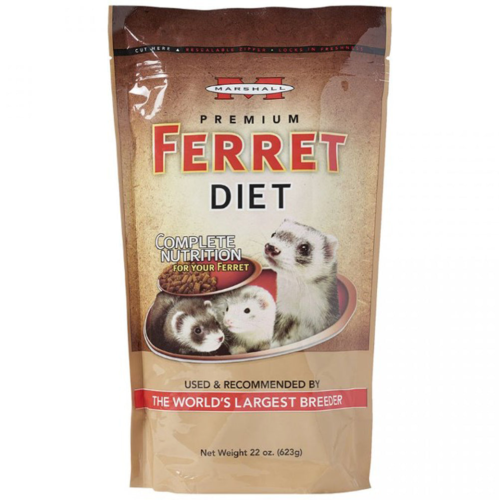 Marshall Ferret Pet Product, Premium Ferret Food, 22 oz.