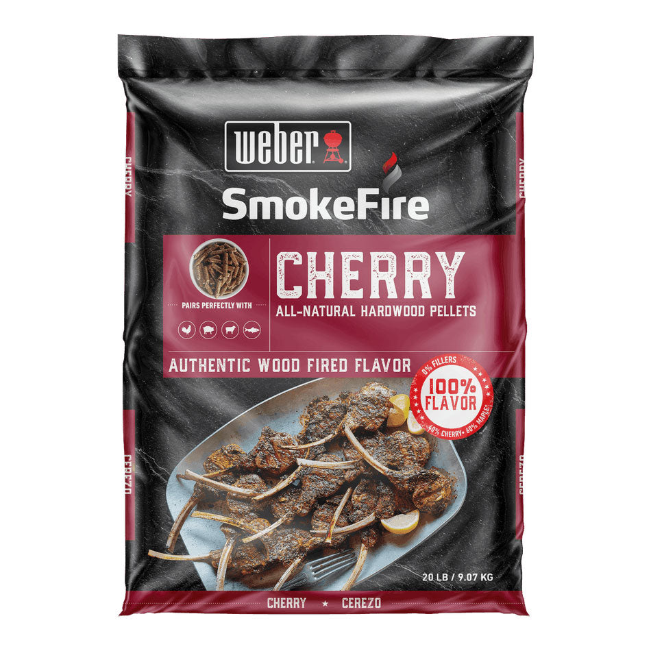 Weber SmokeFire Cherry All-Natural Hardwood Pellets, 20 lb. Bag