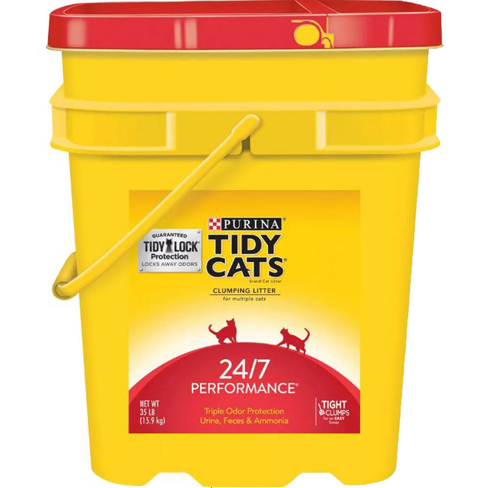 Purina, Tidy Cats 24/7 Performance Clumping Cat Litter, Multiple Cats, 35 lb.