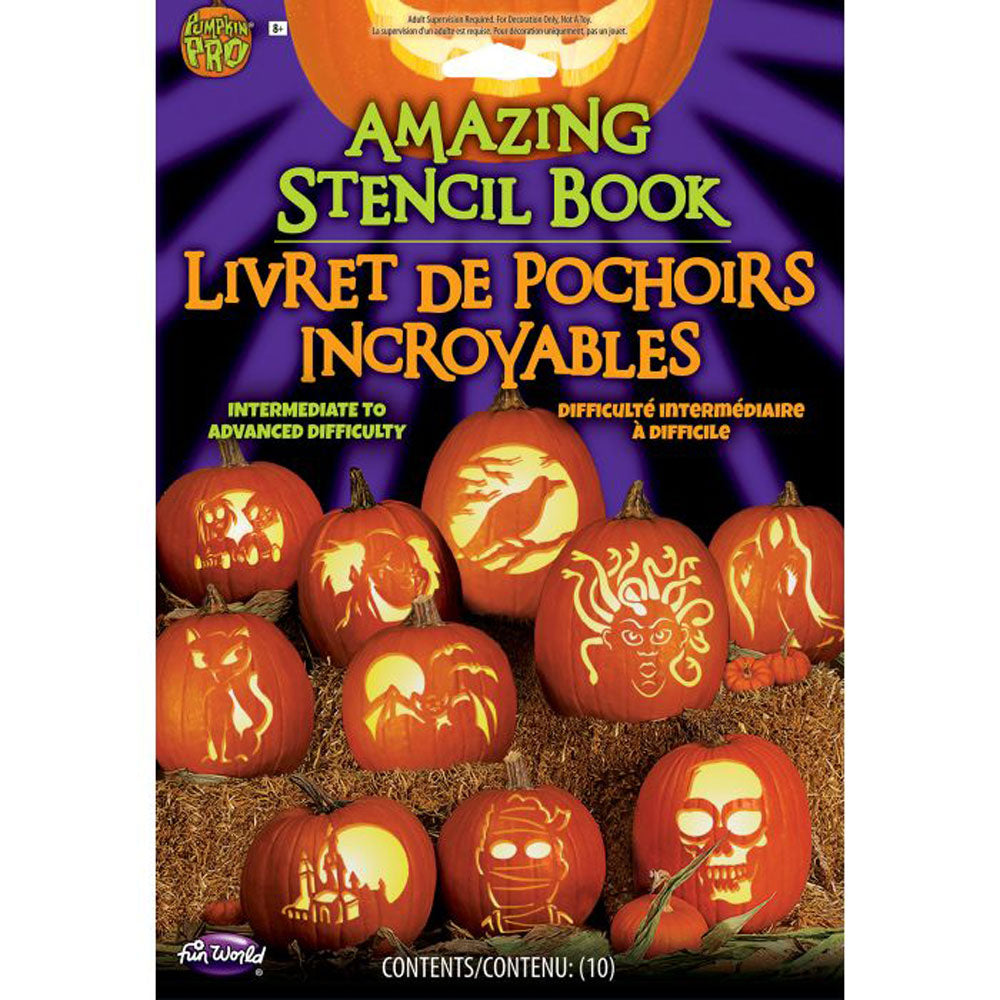 10PC Amaz Stencil Book