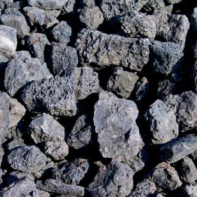 Black Volcanic Rock, 1 Cu. Ft. Bagged Stone