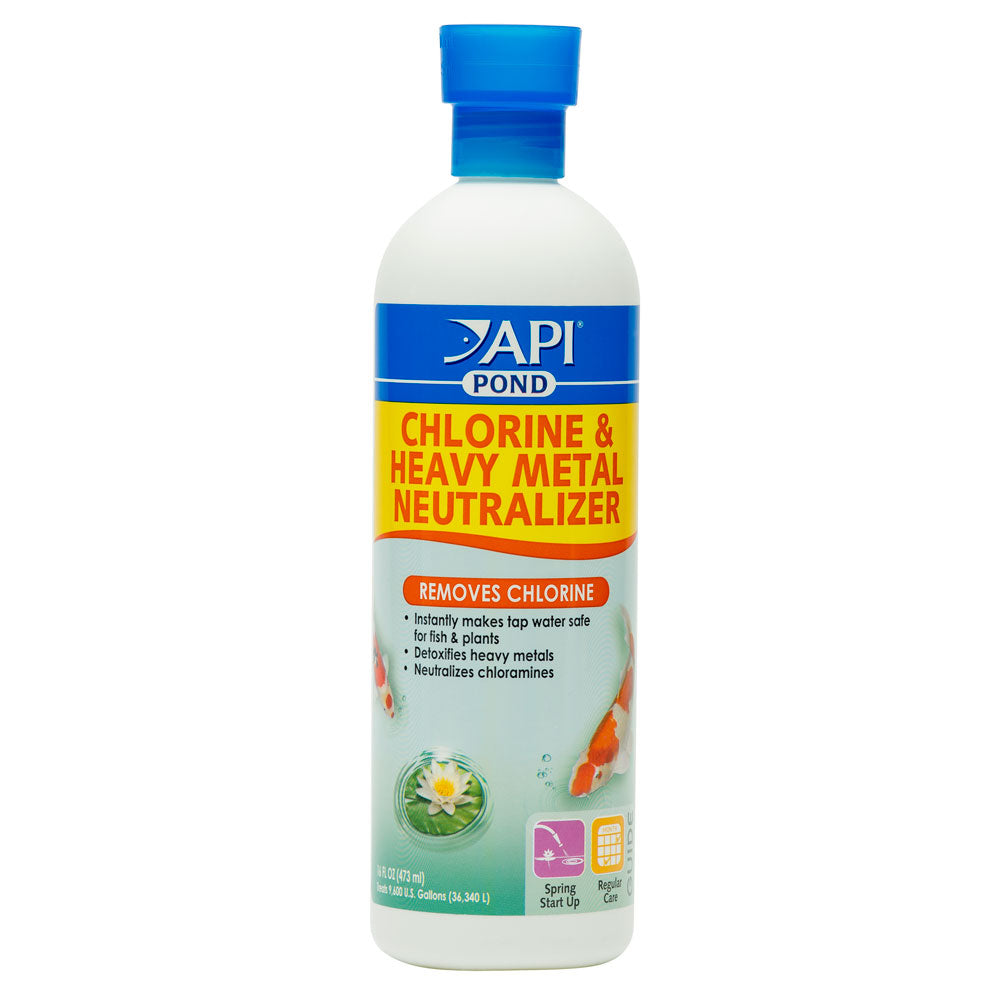 API Pond, Chlorine & Heavy Metal Neutralizer, 16 oz