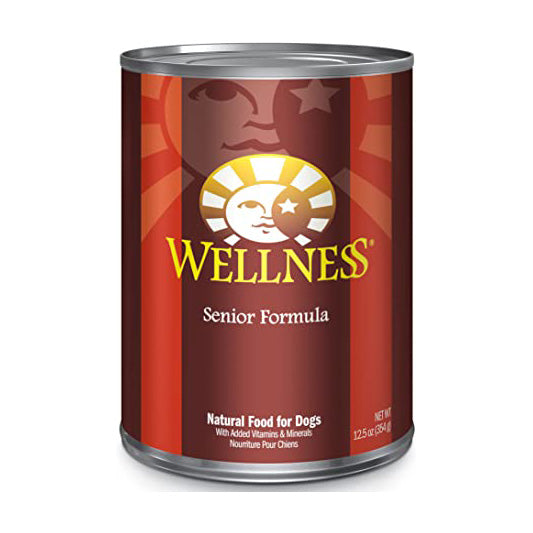 Wellness, Senior Recipe, Canned Dog Food, 12.5 oz