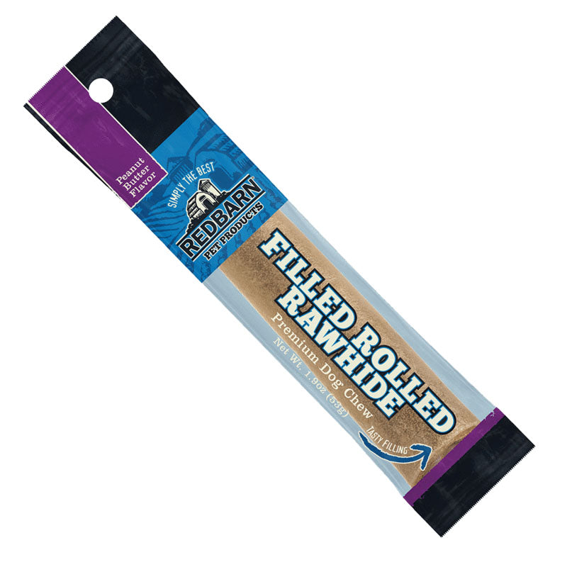 Red Barn Peanut Butter Filled Rolled Rawhide
