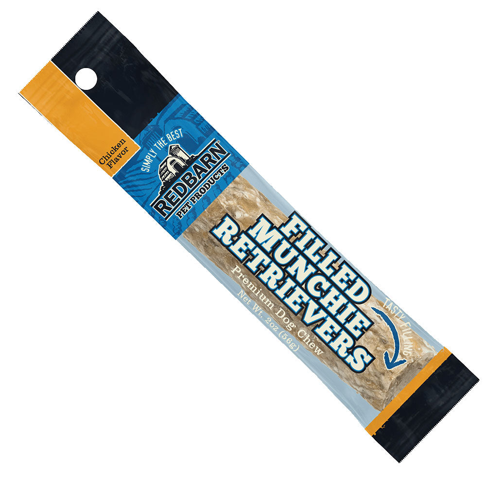 Redbarn, Filled Munchie Retriever, Chicken Flavor, 2 oz.