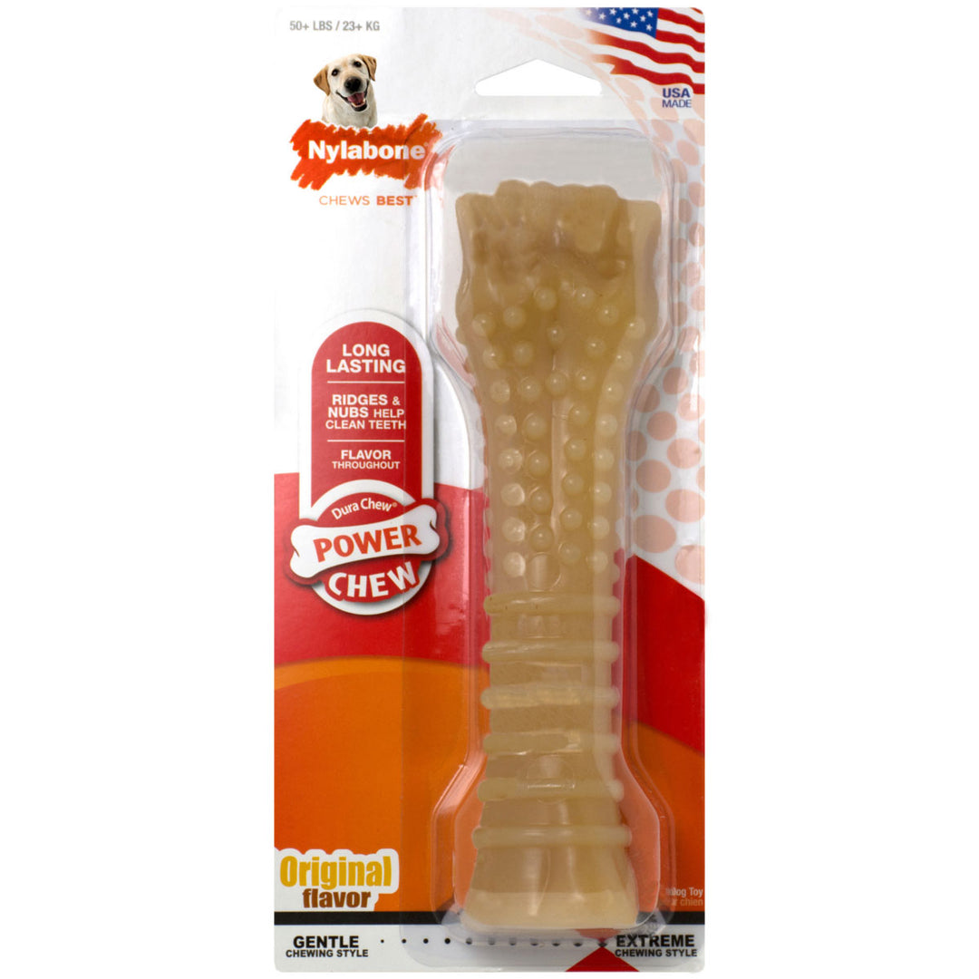 Nylabone Power Chew Durable Dog Chew Toy, Original Flavor, Souper Size