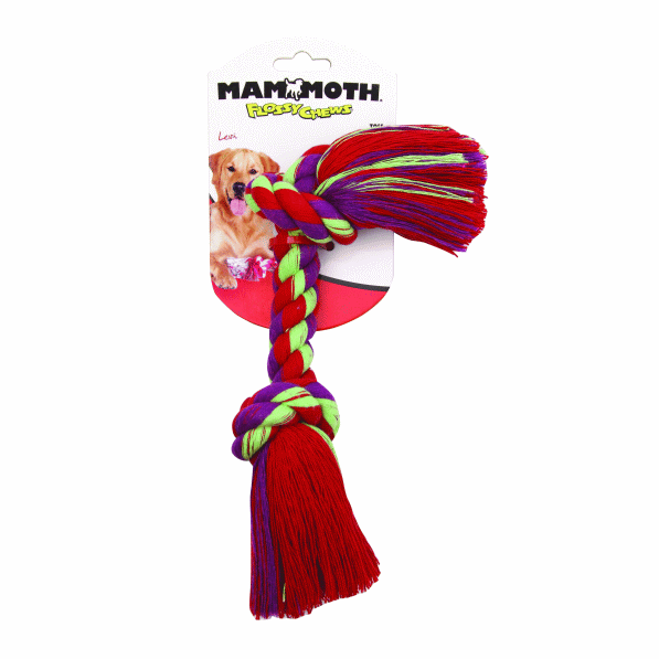 Mammoth Mini Rope Bone, Color Varies, 6"