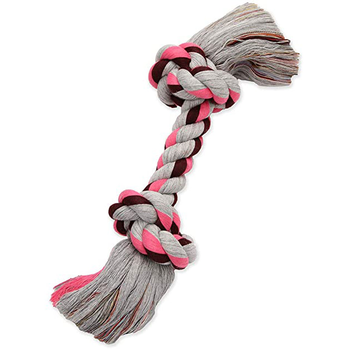 Mammoth Premium Flossy Chews 2 Knot Rope, Small