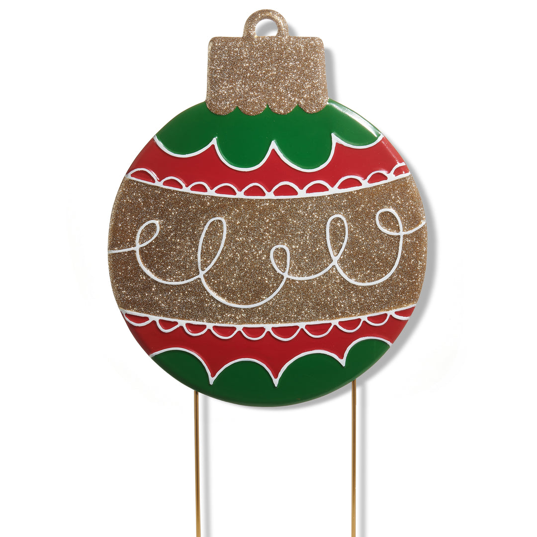 35.25" Multicolor Ornament Yard Stake