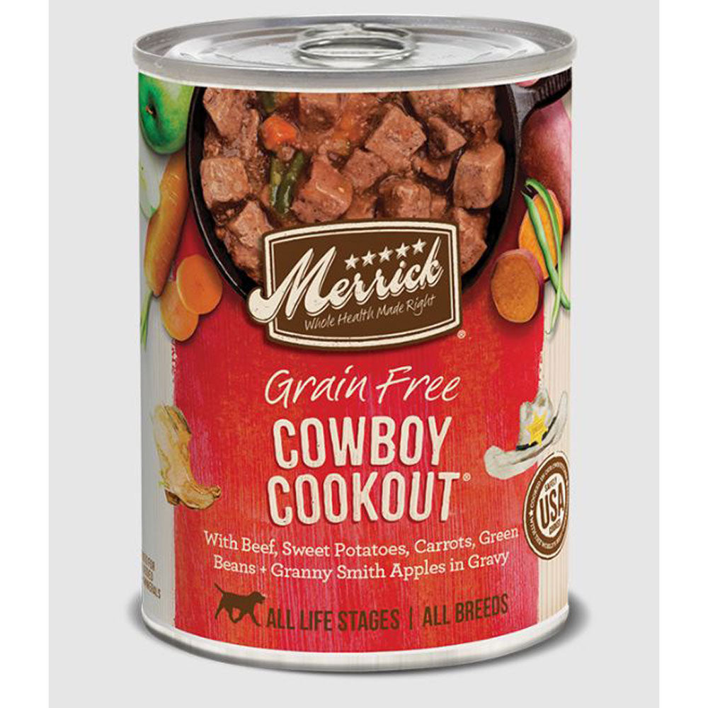 Merrick, Dog Cowboy Cookout, 13.2 oz. Can