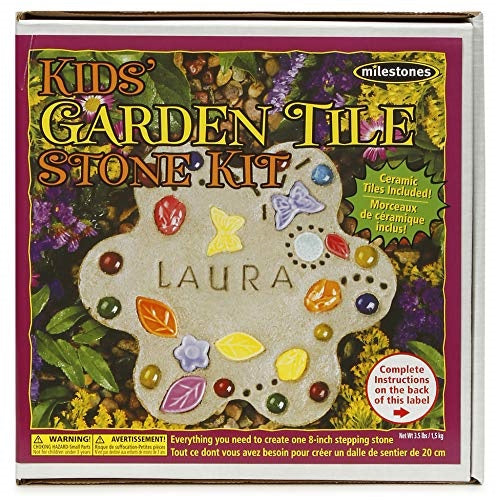 Kids Garden Tile Stepping Stone Kit