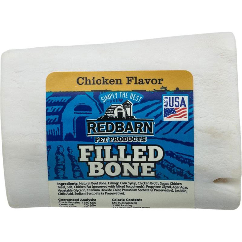 Redbarn, Filled Bone Chicken, Small, 3"