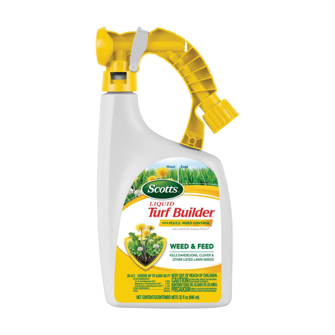 Scotts Liquid Turf Builder w/ Plus 2 Weed Control Weed & Feed, 32 oz.