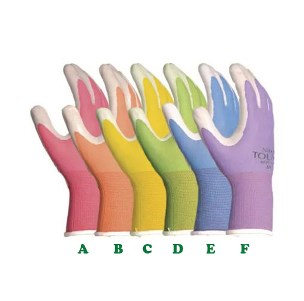 Atlas, Pastel Medium Nitrile Garden Gloves